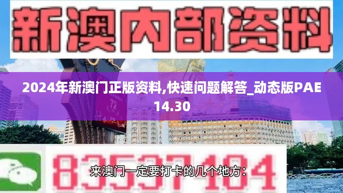 2024年新澳门正版资料,快速问题解答_动态版PAE14.30