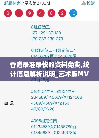 香港最准最快的资料免费,统计信息解析说明_艺术版MVU14.70