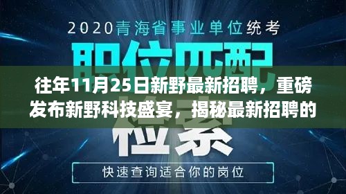 新野科技盛宴，揭秘最新智能招聘，引领未来生活革新潮流