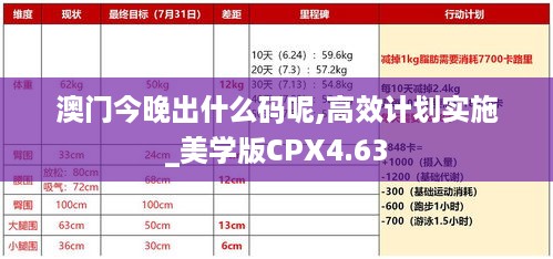 澳门今晚出什么码呢,高效计划实施_美学版CPX4.63