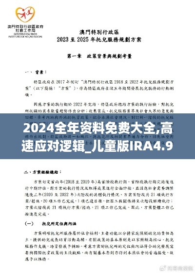 2024全年资料免费大全,高速应对逻辑_儿童版IRA4.99