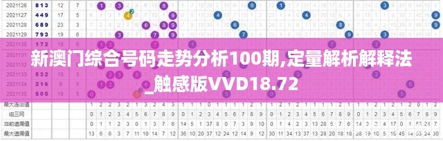 新澳门综合号码走势分析100期,定量解析解释法_触感版VVD18.72