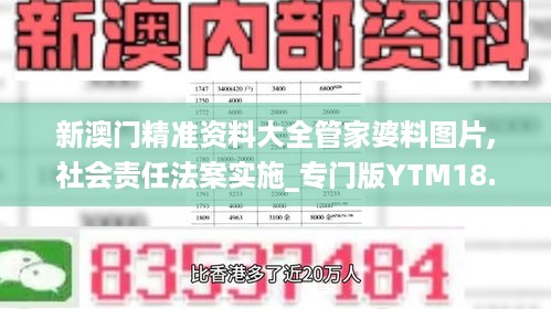 新澳门精准资料大全管家婆料图片,社会责任法案实施_专门版YTM18.10