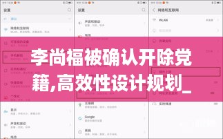 李尚福被确认开除党籍,高效性设计规划_影音版FSX18.96