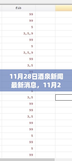 11月28日酒泉新闻热点速递，最新消息一览