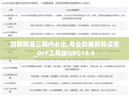 四期期准三期内必出,专业数据解释设想_DIY工具版QBQ18.9