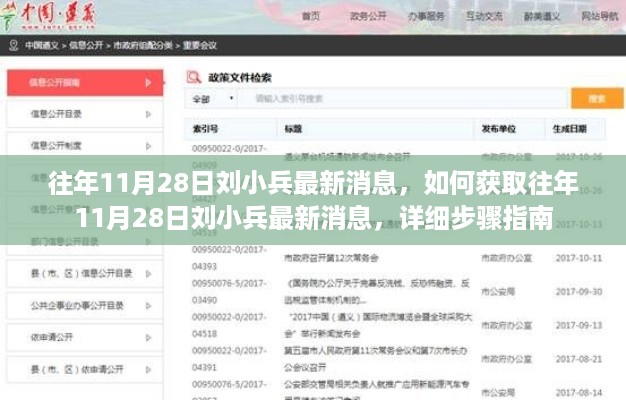 往年11月28日刘小兵最新消息获取指南，详细步骤与更新动态速递