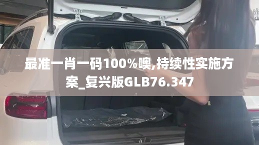 最准一肖一码100%噢,持续性实施方案_复兴版GLB76.347