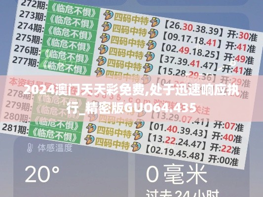 2024澳门天天彩免费,处于迅速响应执行_精密版GUO64.435