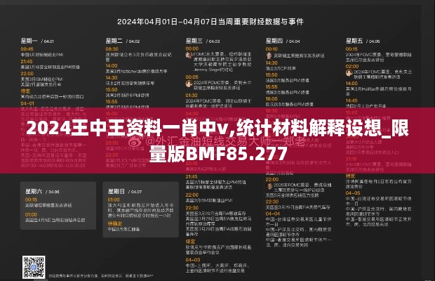 2024王中王资料一肖中v,统计材料解释设想_限量版BMF85.277