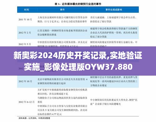 新奥彩2024历史开奖记录,实地验证实施_影像处理版OYW37.880