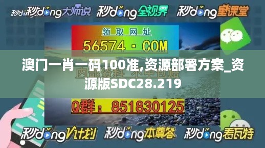 澳门一肖一码100准,资源部署方案_资源版SDC28.219