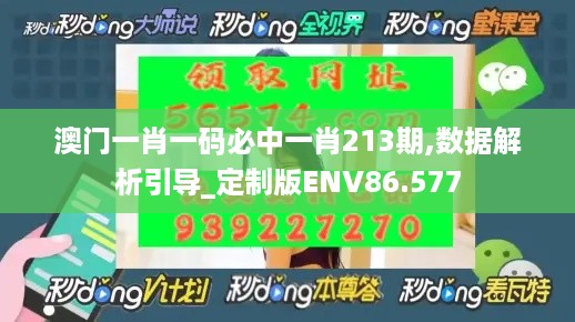 澳门一肖一码必中一肖213期,数据解析引导_定制版ENV86.577