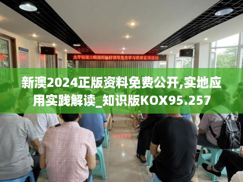 新澳2024正版资料免费公开,实地应用实践解读_知识版KOX95.257