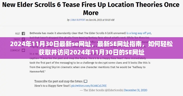 关于最新SE网址指南，如何获取并访问SE网址的犯罪风险解析