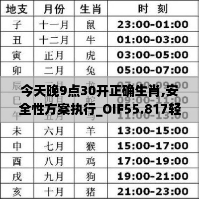 今天晚9点30开正确生肖,安全性方案执行_OIF55.817轻奢版