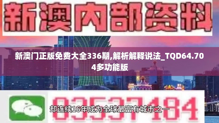 新澳门正版免费大全336期,解析解释说法_TQD64.704多功能版