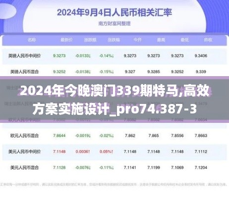 2024年今晚澳门339期特马,高效方案实施设计_pro74.387-3