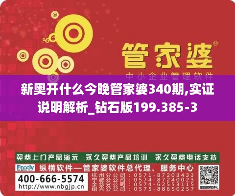 新奥开什么今晚管家婆340期,实证说明解析_钻石版199.385-3