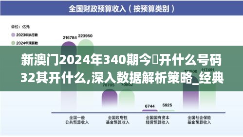 新澳门2024年340期今睌开什么号码32其开什么,深入数据解析策略_经典款95.497-5