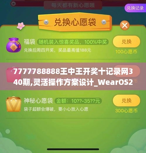 7777788888王中王开奖十记录网340期,灵活操作方案设计_WearOS20.405-5