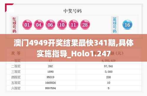 澳门4949开奖结果最快341期,具体实施指导_Holo1.247