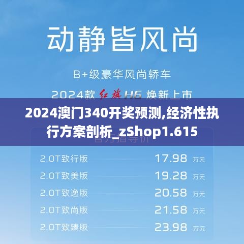 2024澳门340开奖预测,经济性执行方案剖析_zShop1.615