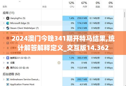 2024澳门今晚341期开特马结果,统计解答解释定义_交互版14.362