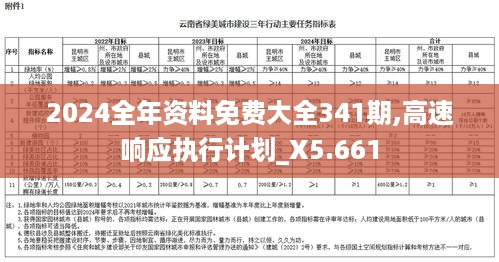 2024全年资料免费大全341期,高速响应执行计划_X5.661