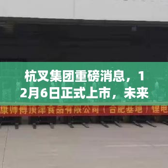 杭叉集团12月6日正式上市，未来发展前景展望及重磅消息揭秘