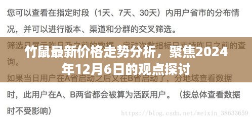 竹鼠最新价格走势分析，聚焦未来，探讨观点探讨至2024年12月6日