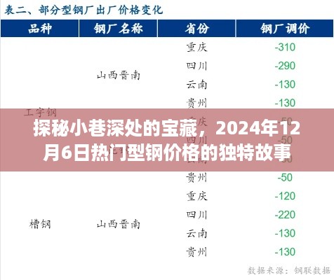 探秘小巷深处的宝藏，揭秘热门型钢价格的独特故事——2024年12月6日纪实