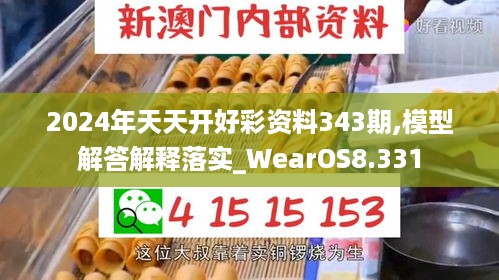 2024年天天开好彩资料343期,模型解答解释落实_WearOS8.331