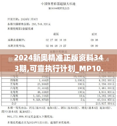 2024新奥精准正版资料343期,可靠执行计划_MP10.538