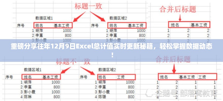 揭秘往年Excel数据动态更新秘籍，轻松掌握数据动态，实时更新总计值！