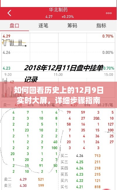 详细步骤指南，如何回看历史上的12月9日实时大屏数据复盘