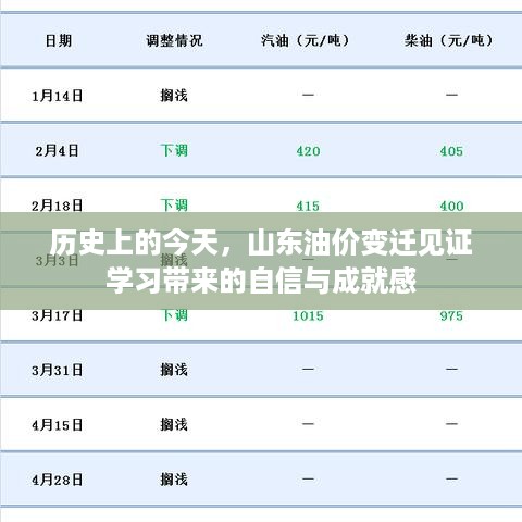 山东油价变迁见证学习带来的自信与成就感——历史回顾与启示