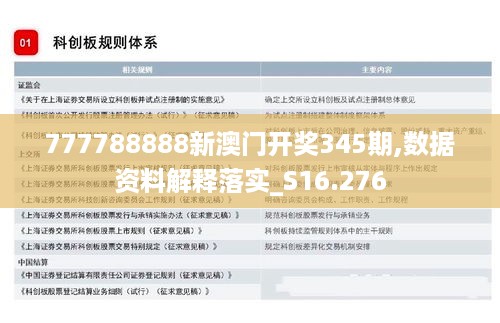 777788888新澳门开奖345期,数据资料解释落实_S16.276