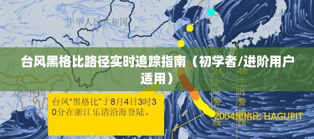 台风黑格比路径追踪全指南，从初学者到进阶用户必备知识