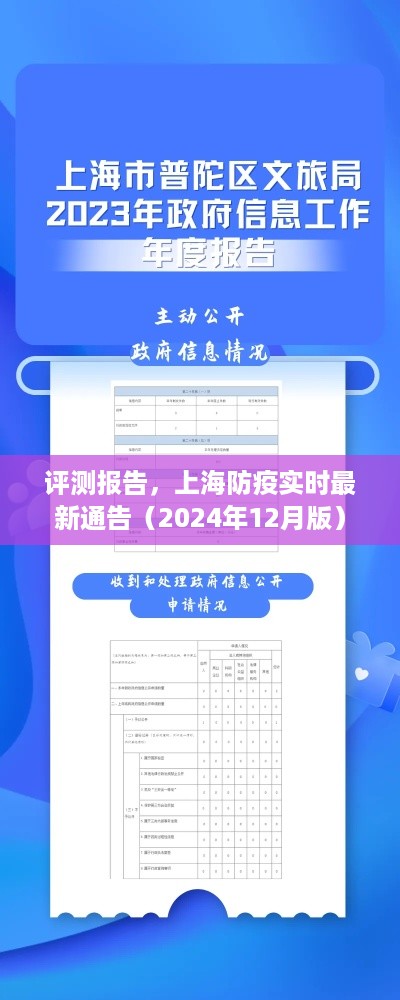 上海防疫最新评测报告及实时通告（2024年12月版）