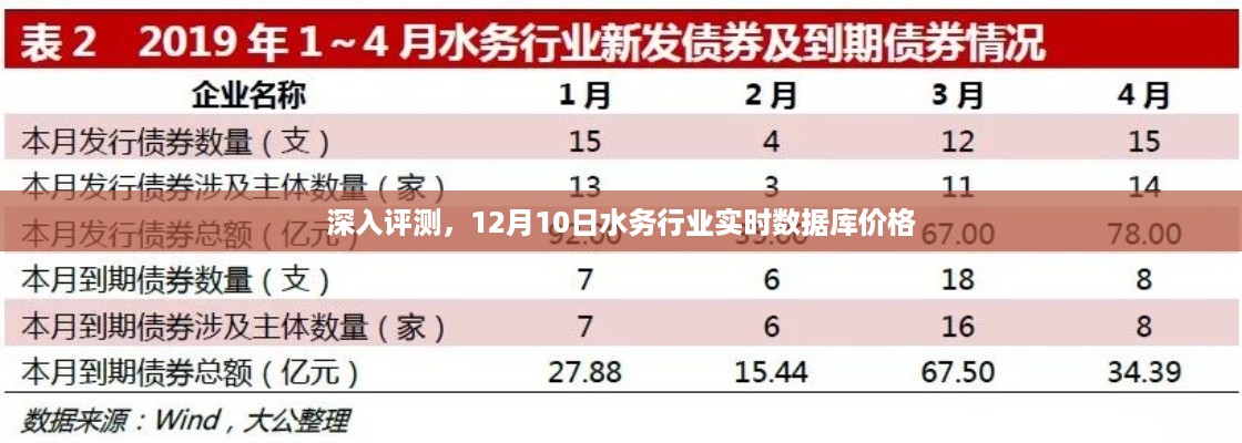 水务行业实时数据库价格深度评测报告，深度剖析与实时更新（12月10日）