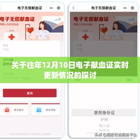 往年12月10日电子献血证实时更新情况探讨