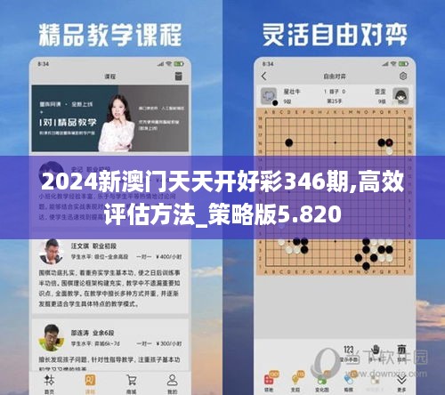 2024新澳门天天开好彩346期,高效评估方法_策略版5.820