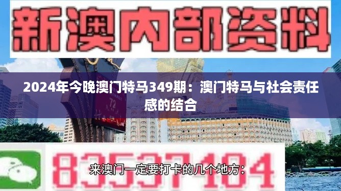 2024年今晚澳门特马349期：澳门特马与社会责任感的结合