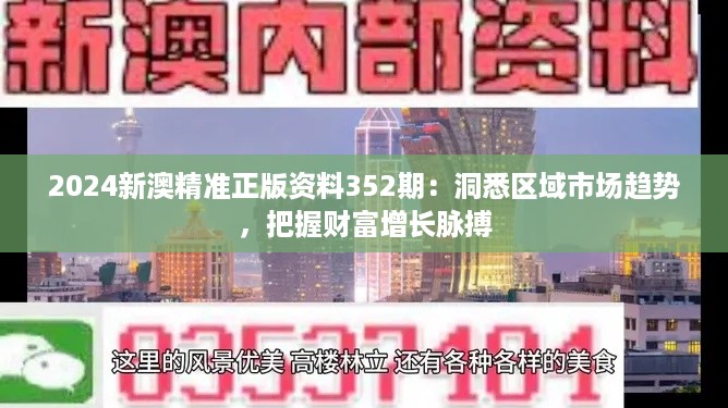 2024新澳精准正版资料352期：洞悉区域市场趋势，把握财富增长脉搏