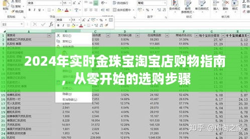 2024年实时金珠宝淘宝店购物指南，从零开始的选购步骤详解
