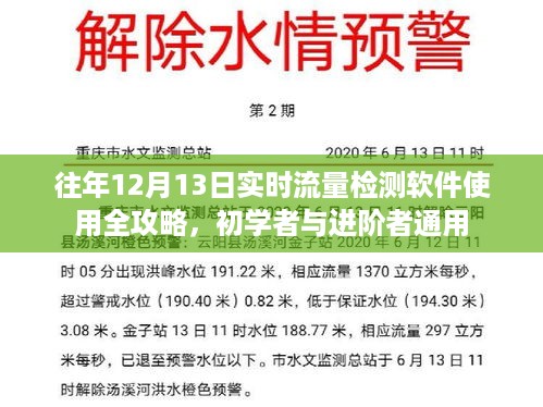 往年12月13日实时流量检测软件使用指南，初学者与进阶者通用攻略