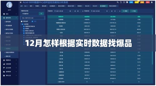 如何根据实时数据在十二月挖掘爆品？