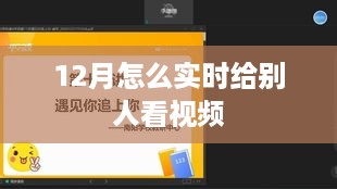 实时分享视频教程，12月视频分享攻略