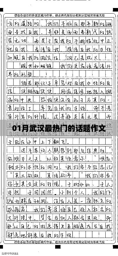 武汉一月份热门话题作文解析